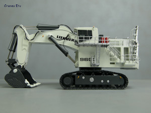 NZG 1050 Liebherr R 9600 Mining Backhoe Cranes Etc Review